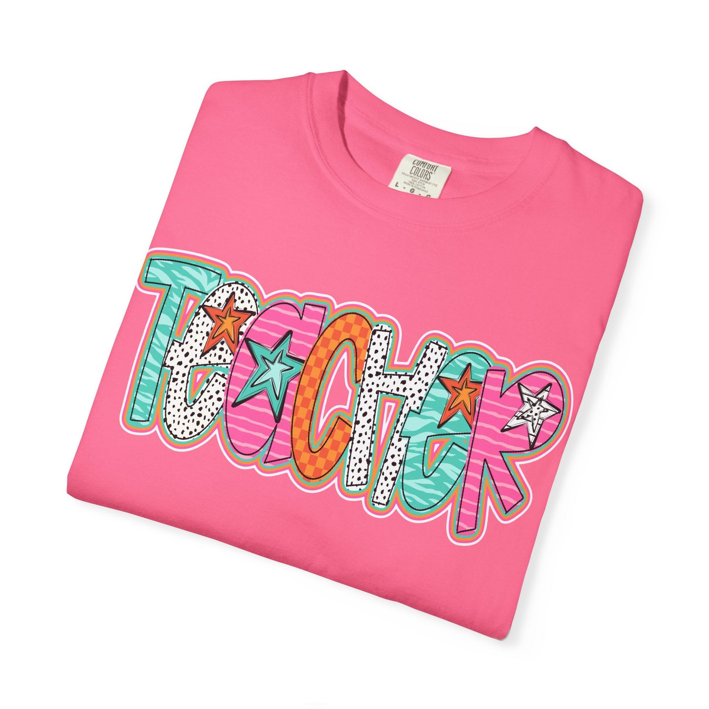 Doodle Stars Teacher T-shirt