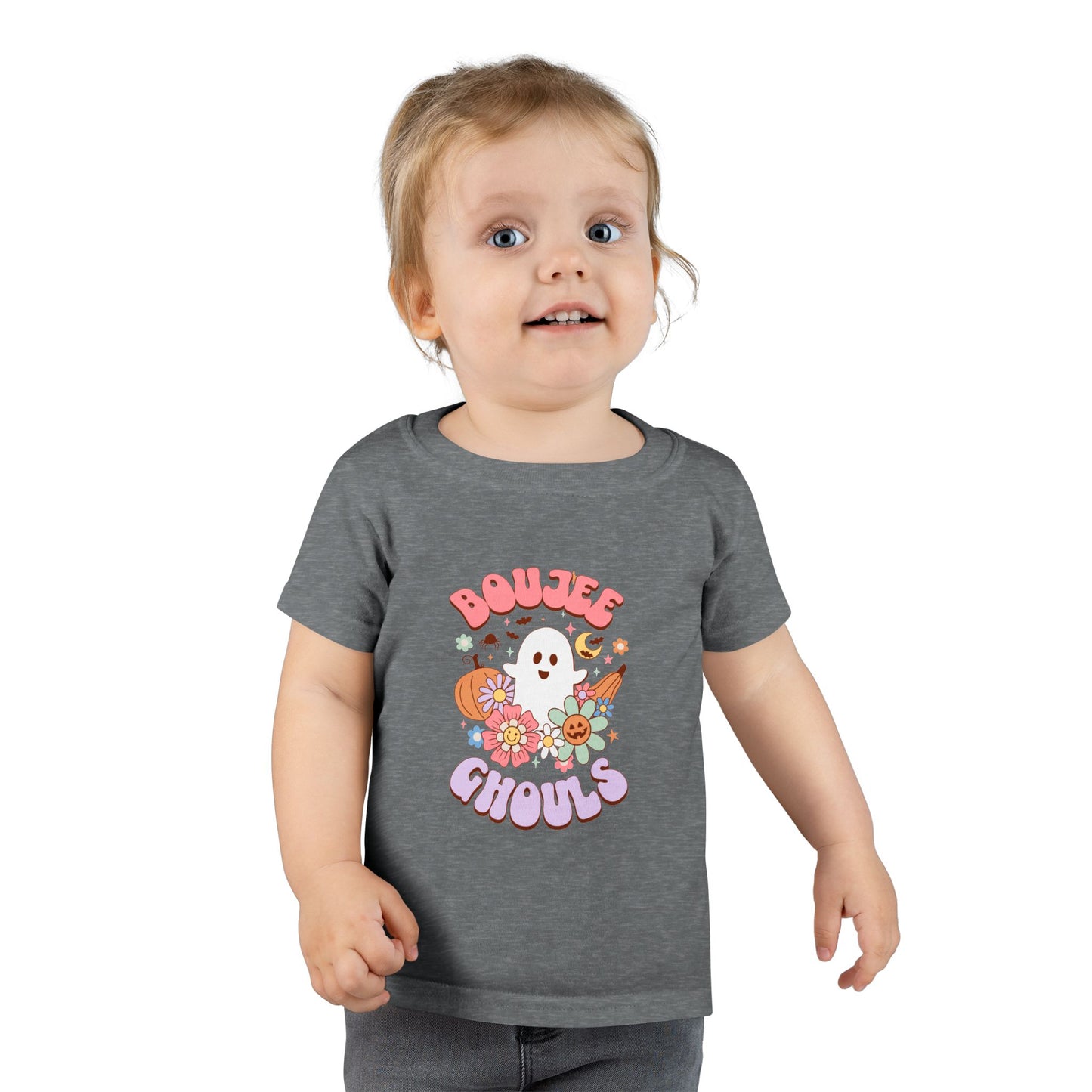 Toddler T-shirt Boujee Ghouls Halloween Not Scary