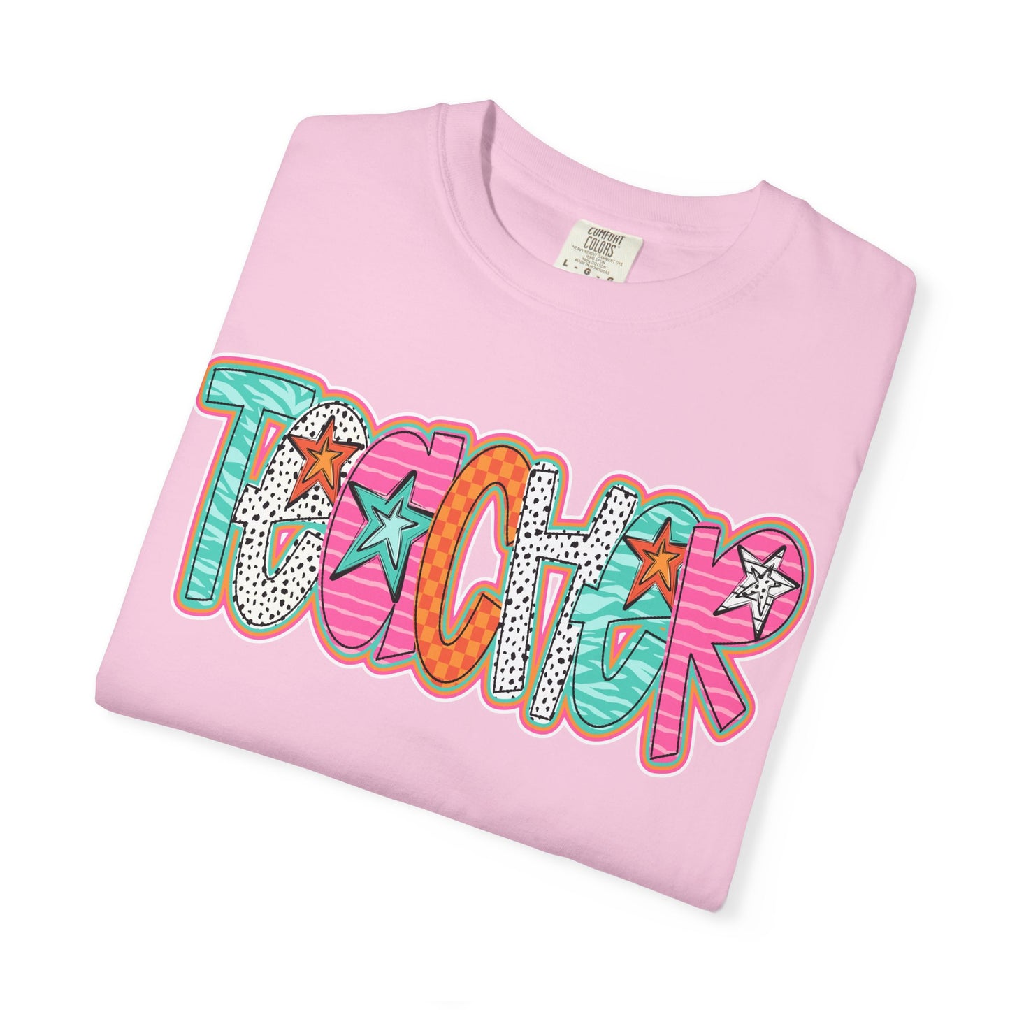Doodle Stars Teacher T-shirt