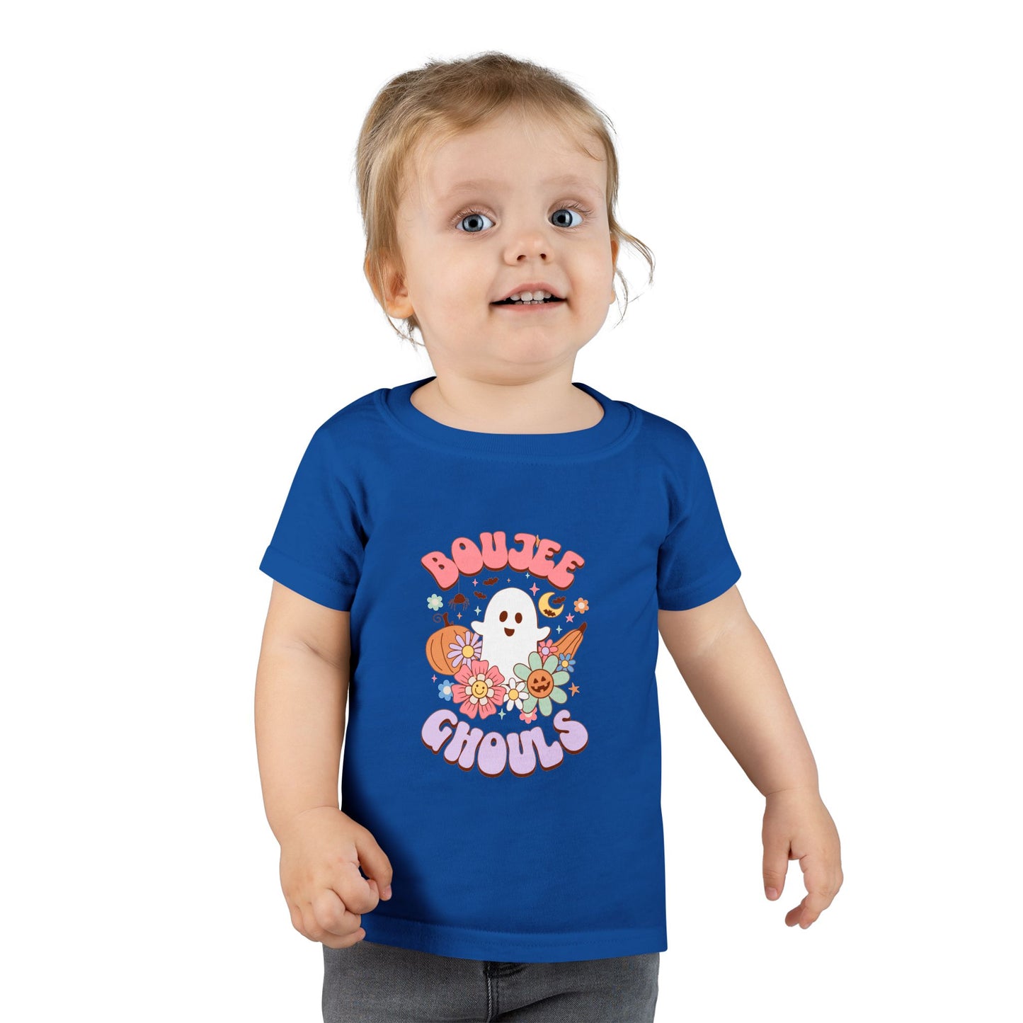 Toddler T-shirt Boujee Ghouls Halloween Not Scary