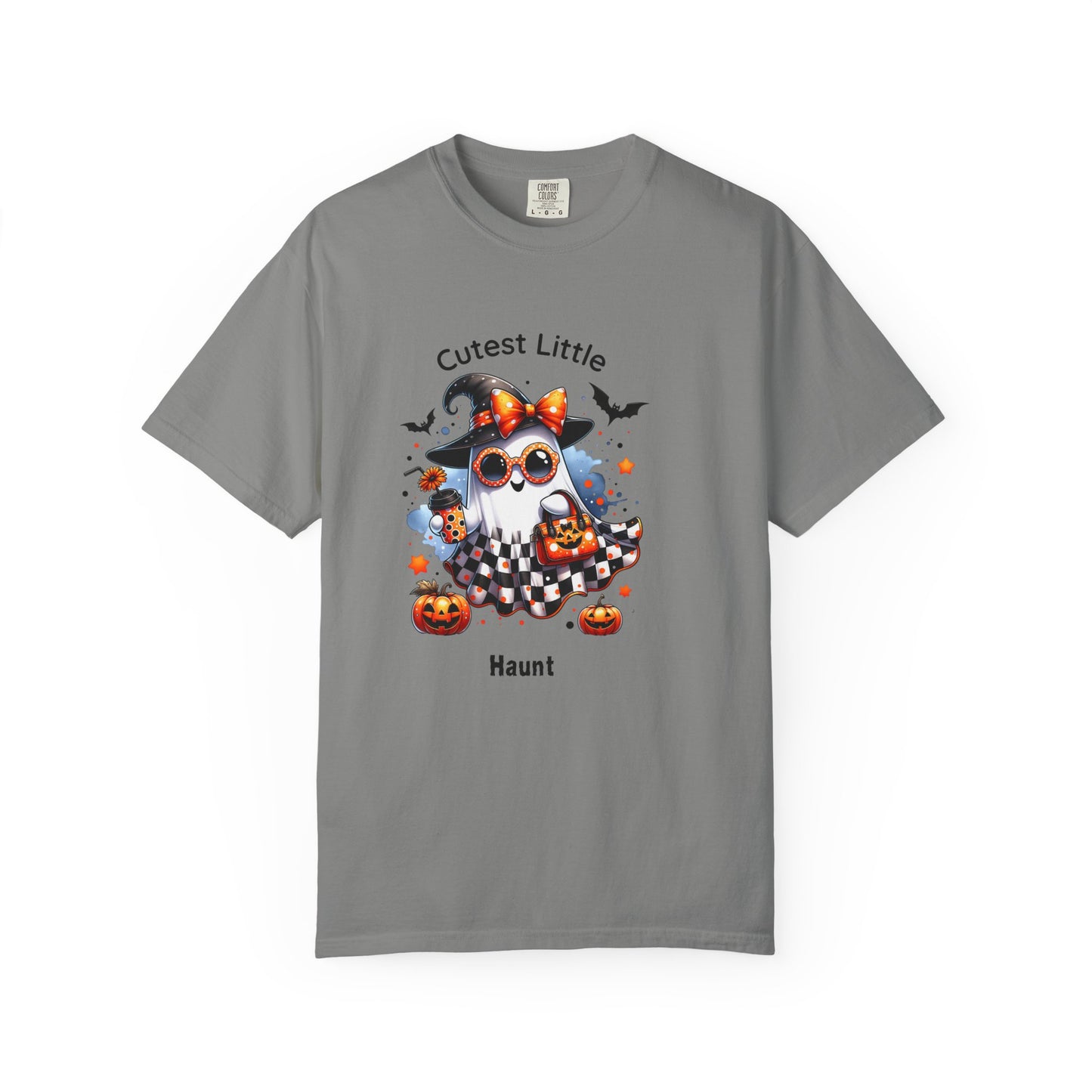 Cutest Little Haunt – Cute Halloween Shirt for Girls | Toddler & Kids Ghost Tee