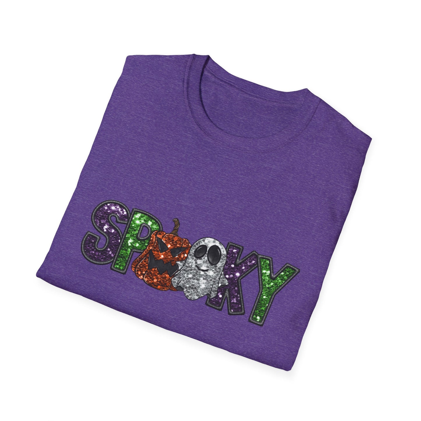 Spooky Halloween T-Shirt, Unisex Softstyle Tee, Autumn Shirt, Halloween Party Apparel, Fall Fashion Top