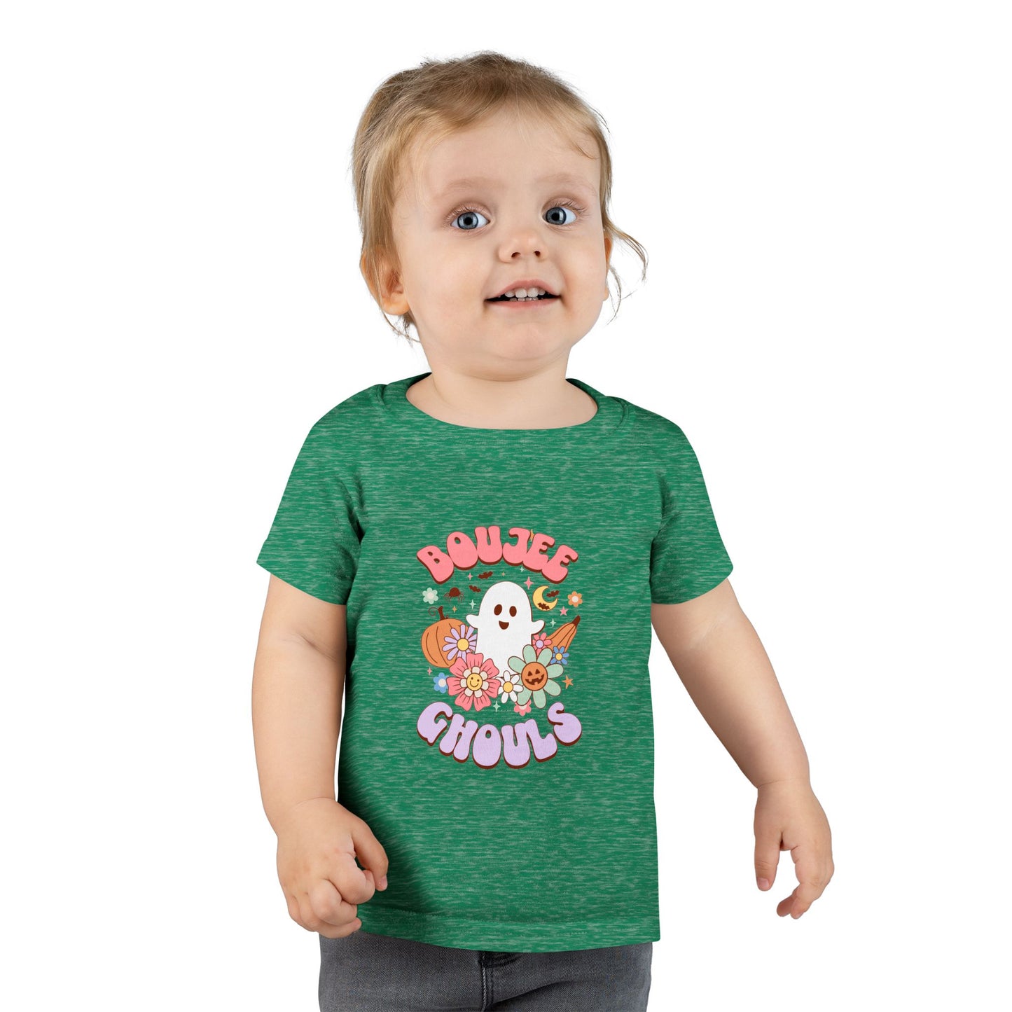 Toddler T-shirt Boujee Ghouls Halloween Not Scary
