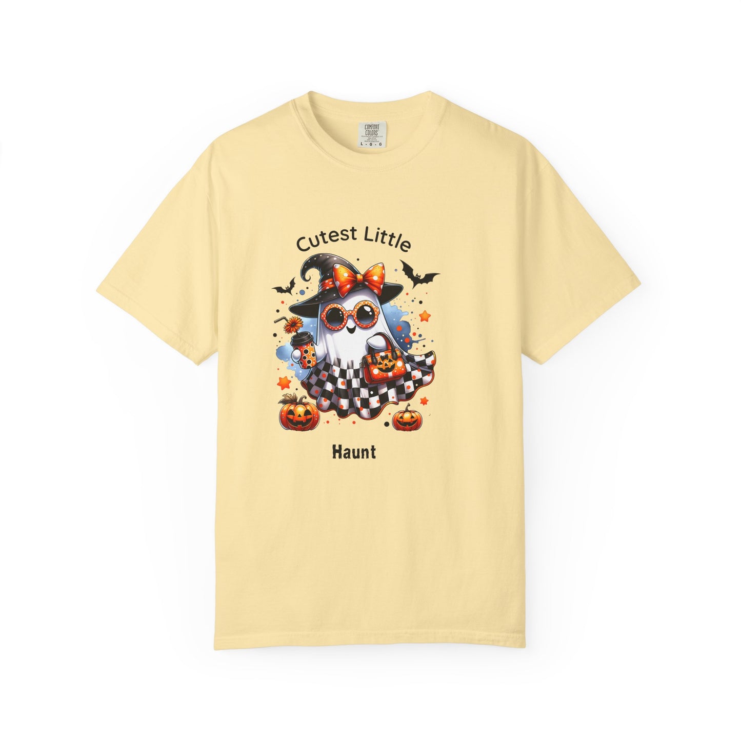 Cutest Little Haunt – Cute Halloween Shirt for Girls | Toddler & Kids Ghost Tee
