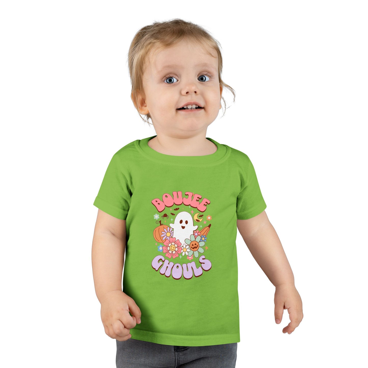 Toddler T-shirt Boujee Ghouls Halloween Not Scary