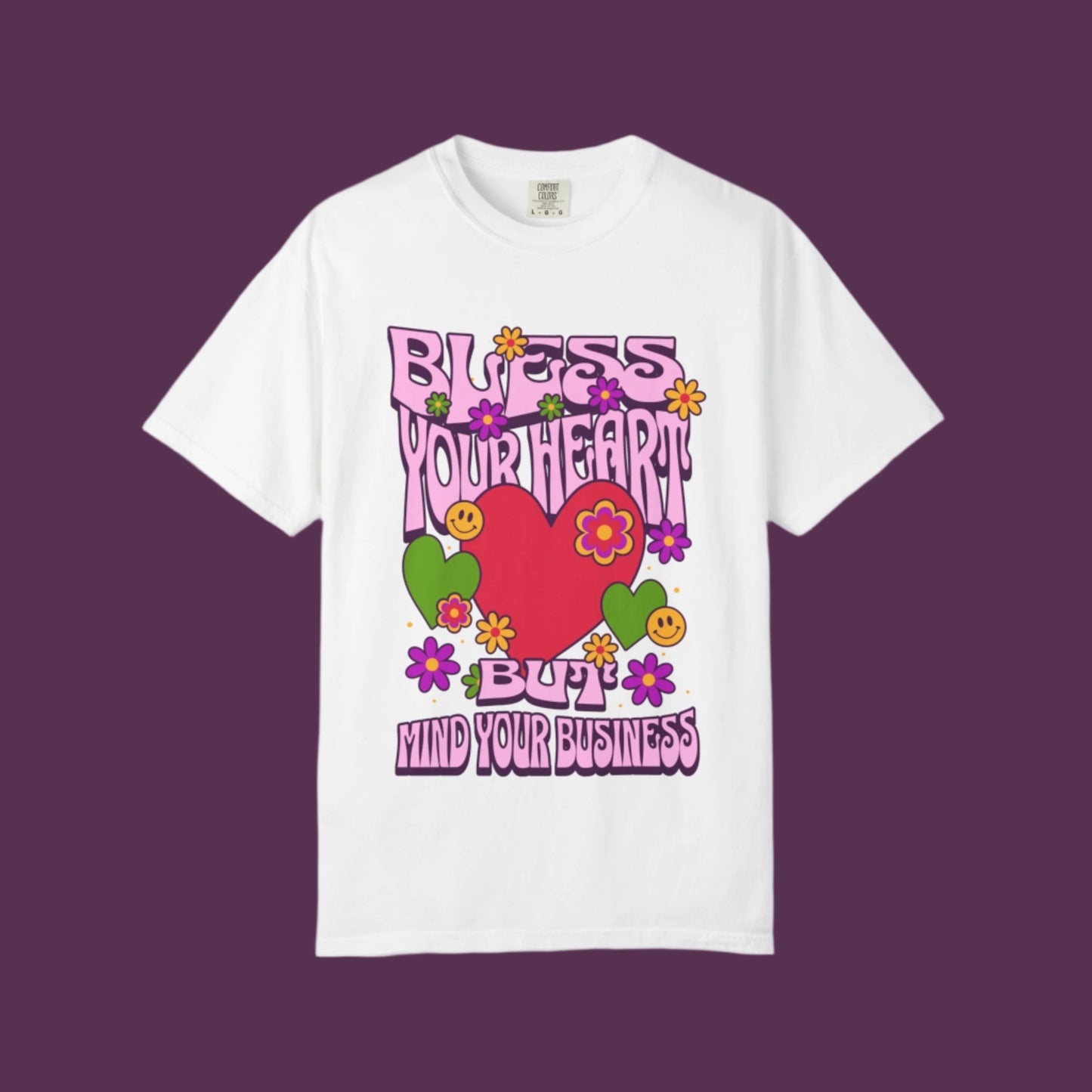 Playful Heart T-Shirt for Positive Vibes, Gifts for Friends, Casual Wear, Self-Care reminders, Summer Festivals