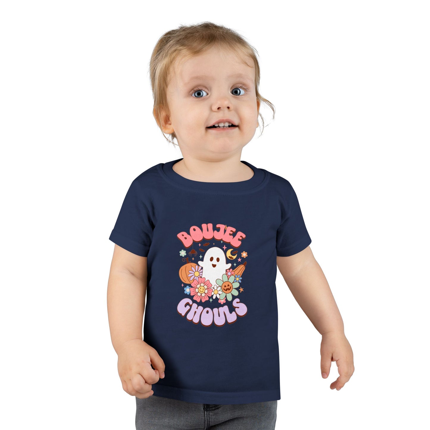 Toddler T-shirt Boujee Ghouls Halloween Not Scary