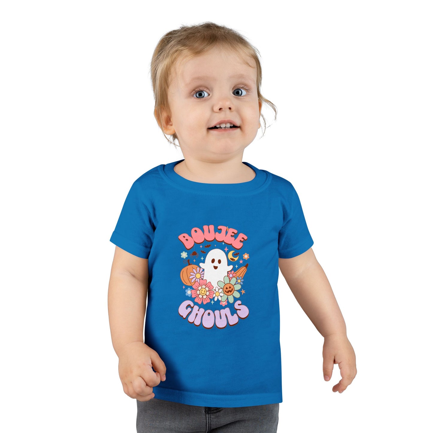 Toddler T-shirt Boujee Ghouls Halloween Not Scary