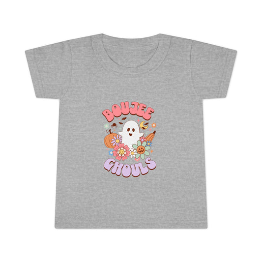 Toddler T-shirt Boujee Ghouls Halloween Not Scary