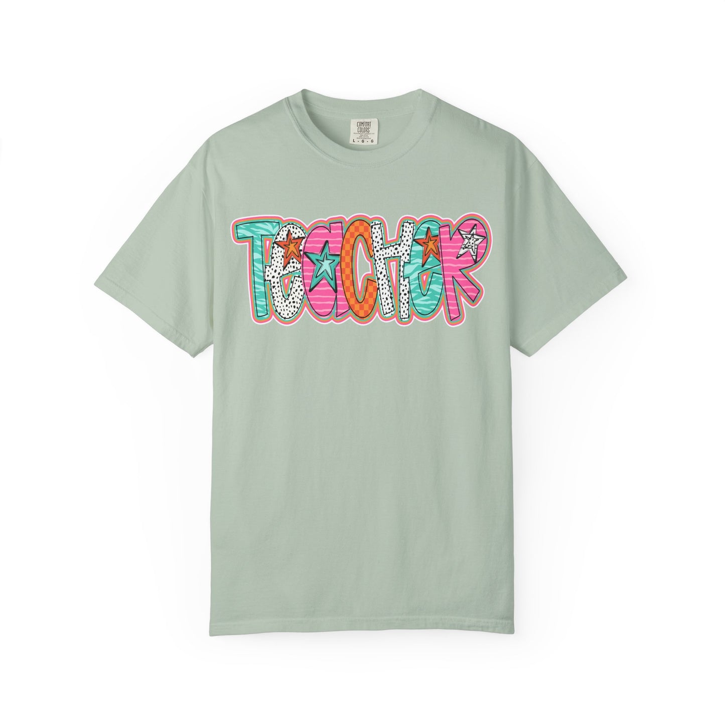 Doodle Stars Teacher T-shirt