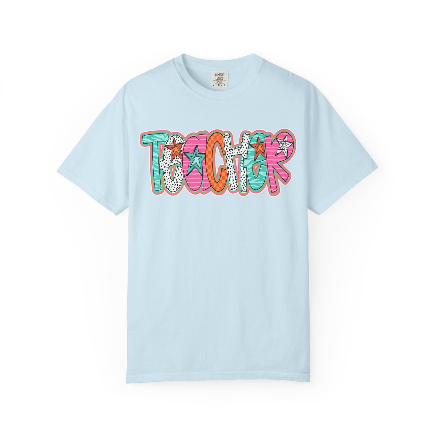 Doodle Stars Teacher T-shirt