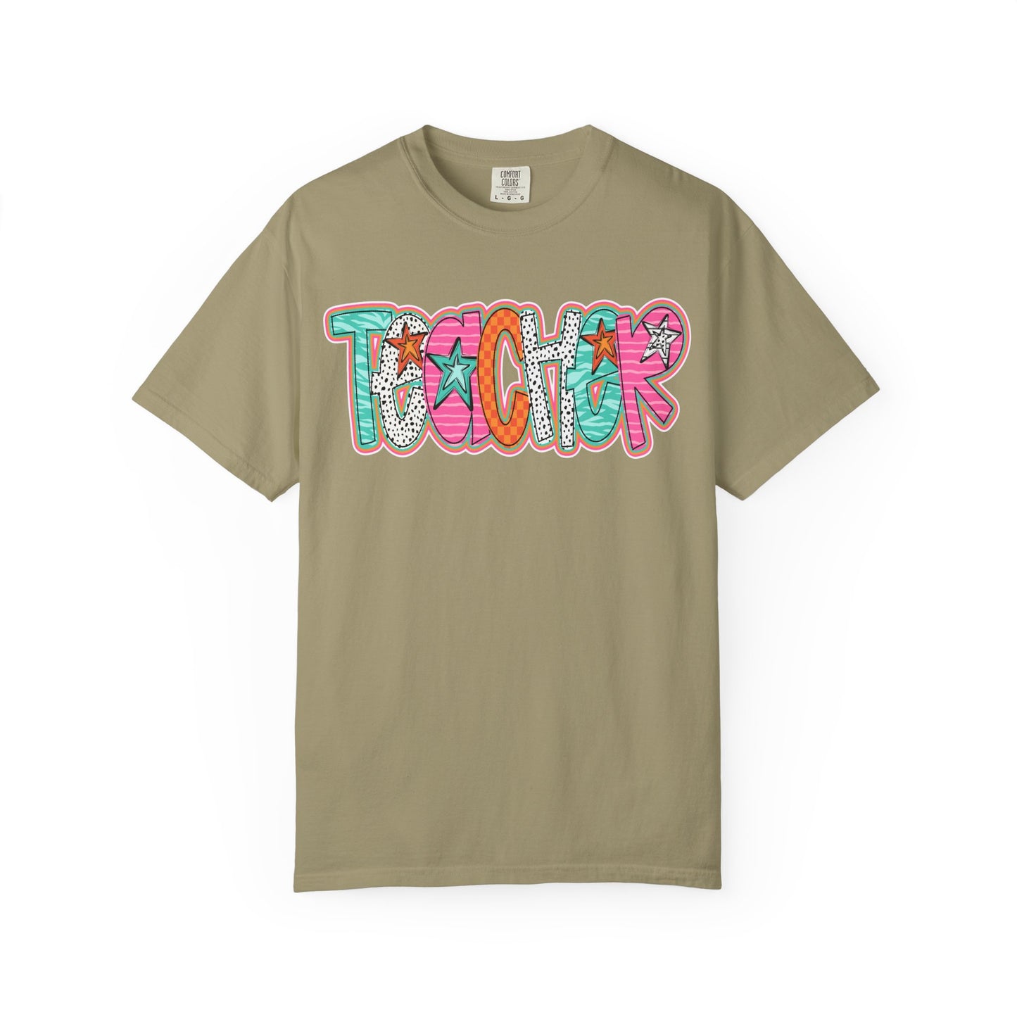 Doodle Stars Teacher T-shirt