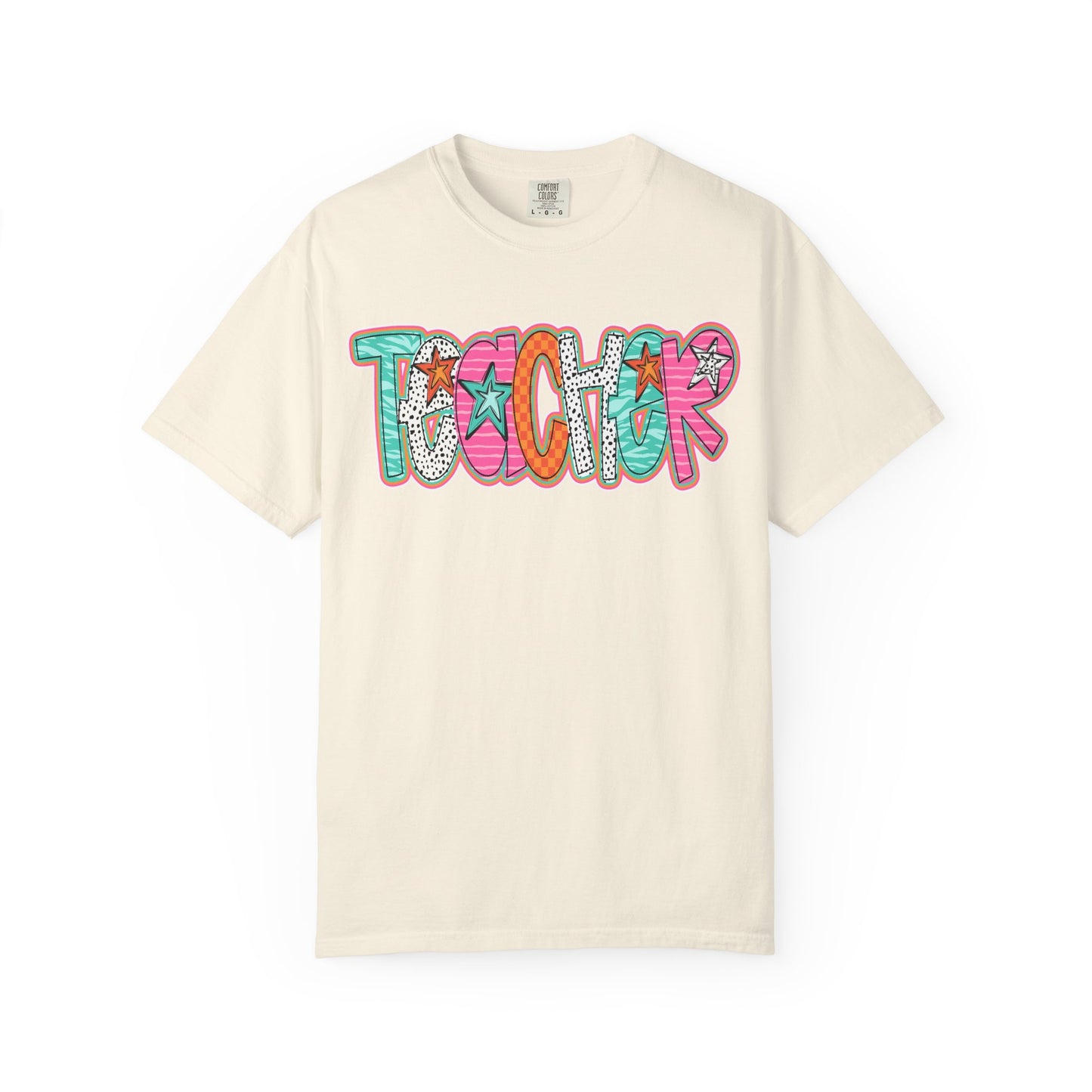 Doodle Stars Teacher T-shirt