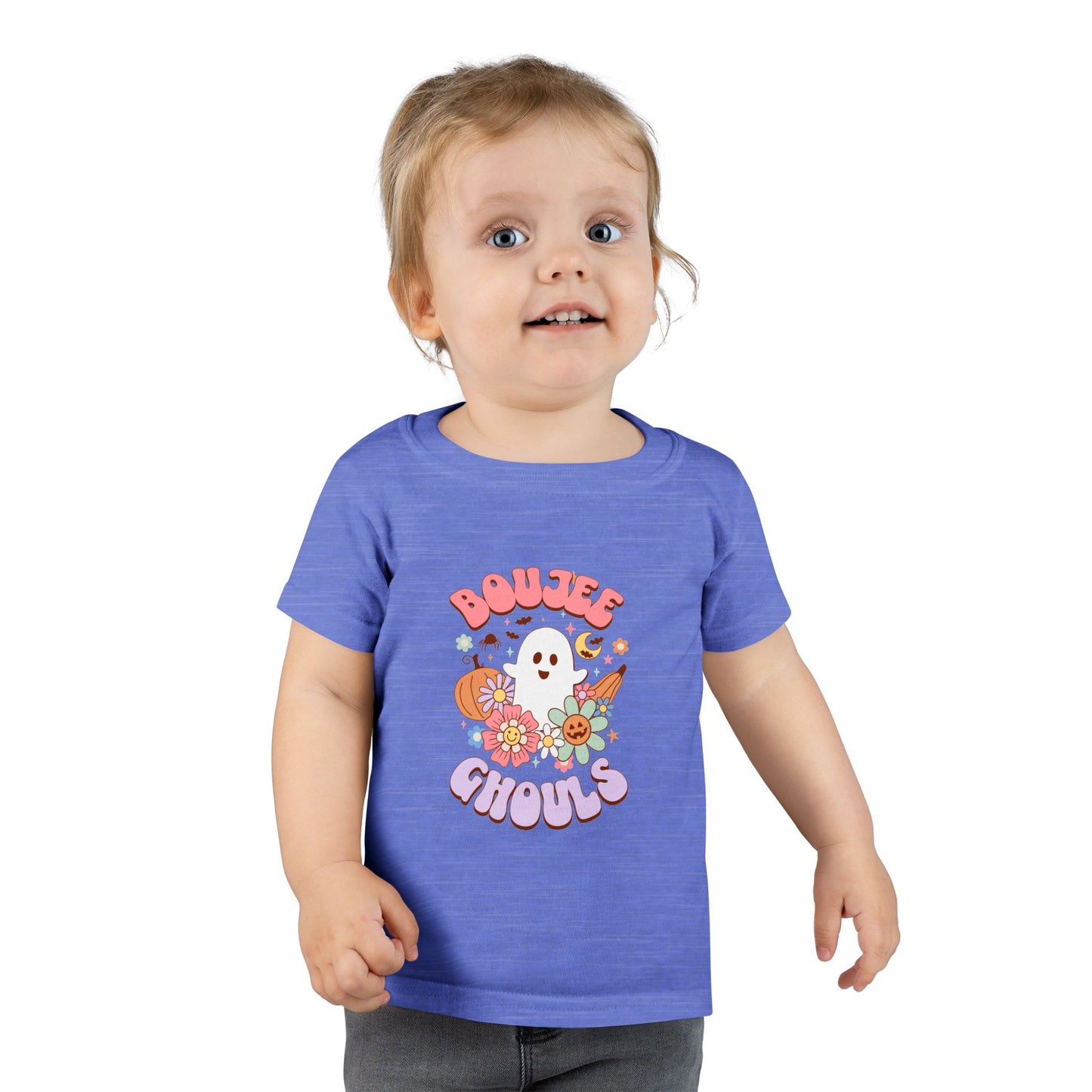 Toddler T-shirt Boujee Ghouls Halloween Not Scary