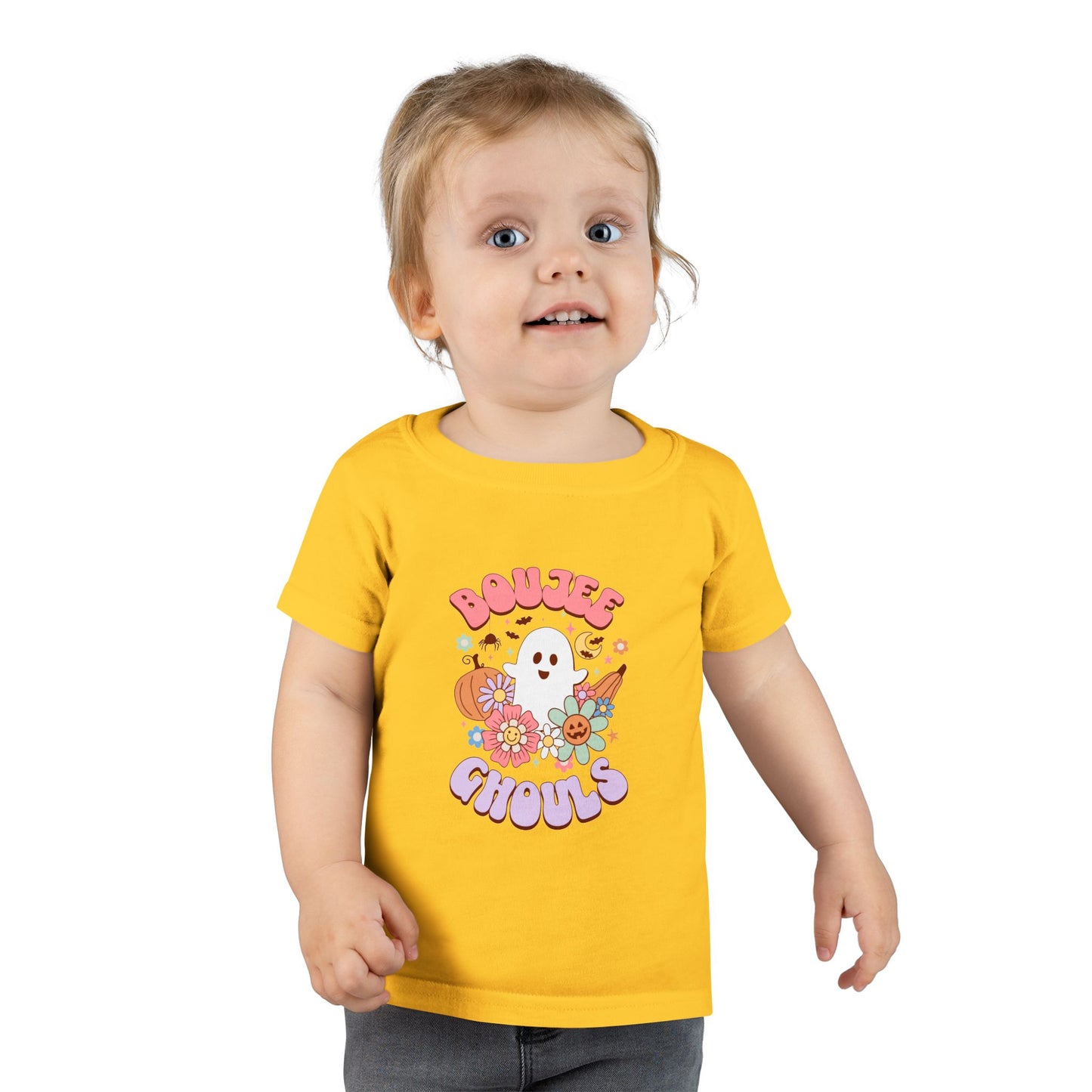 Toddler T-shirt Boujee Ghouls Halloween Not Scary
