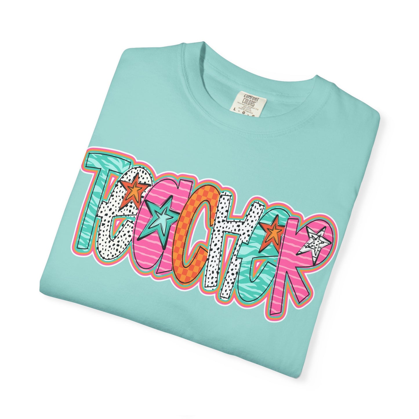 Doodle Stars Teacher T-shirt