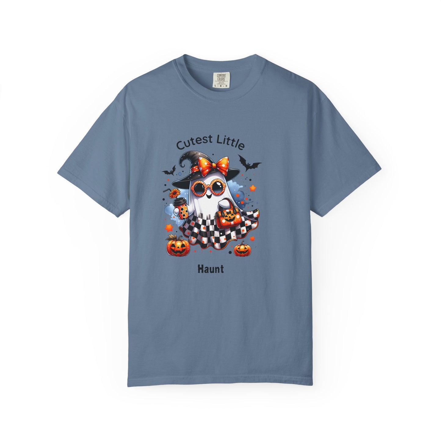 Cutest Little Haunt – Cute Halloween Shirt for Girls | Toddler & Kids Ghost Tee