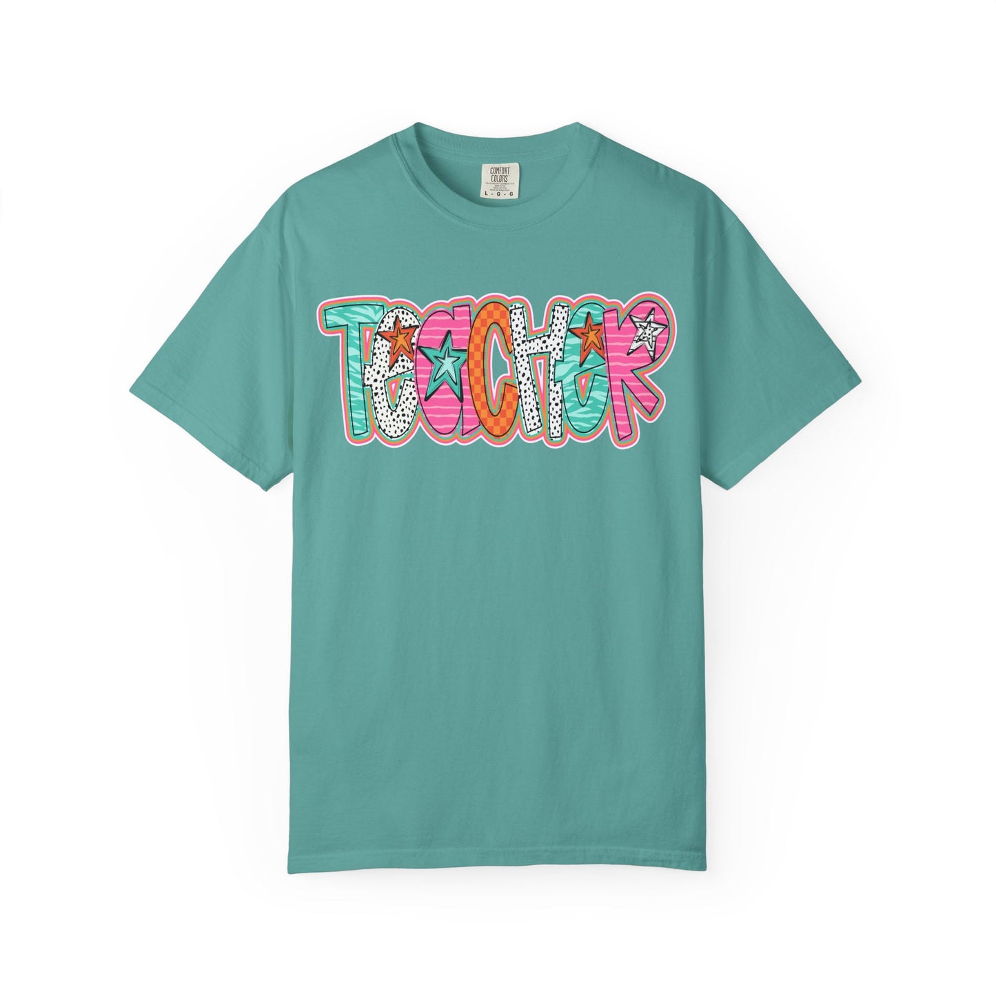 Doodle Stars Teacher T-shirt