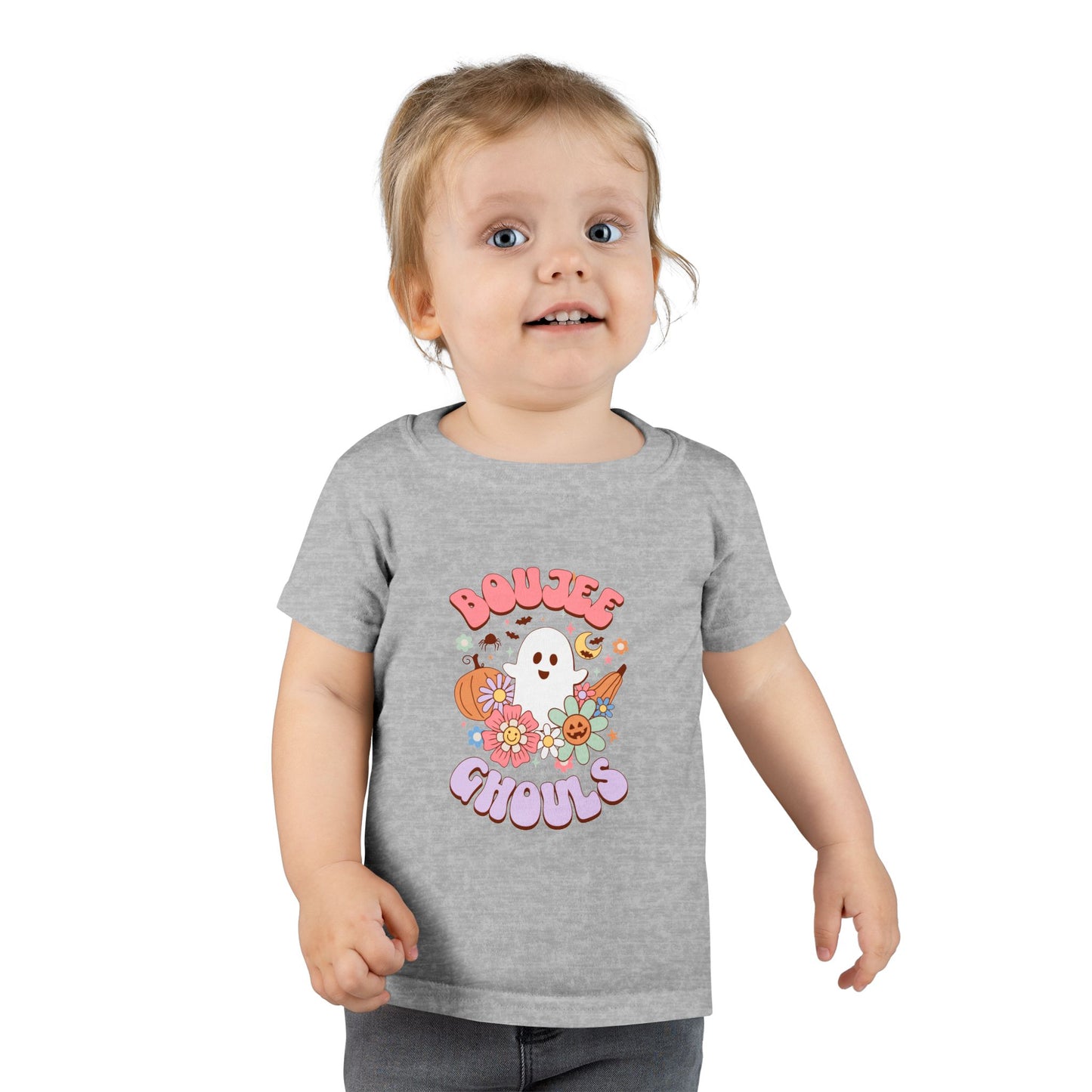 Toddler T-shirt Boujee Ghouls Halloween Not Scary