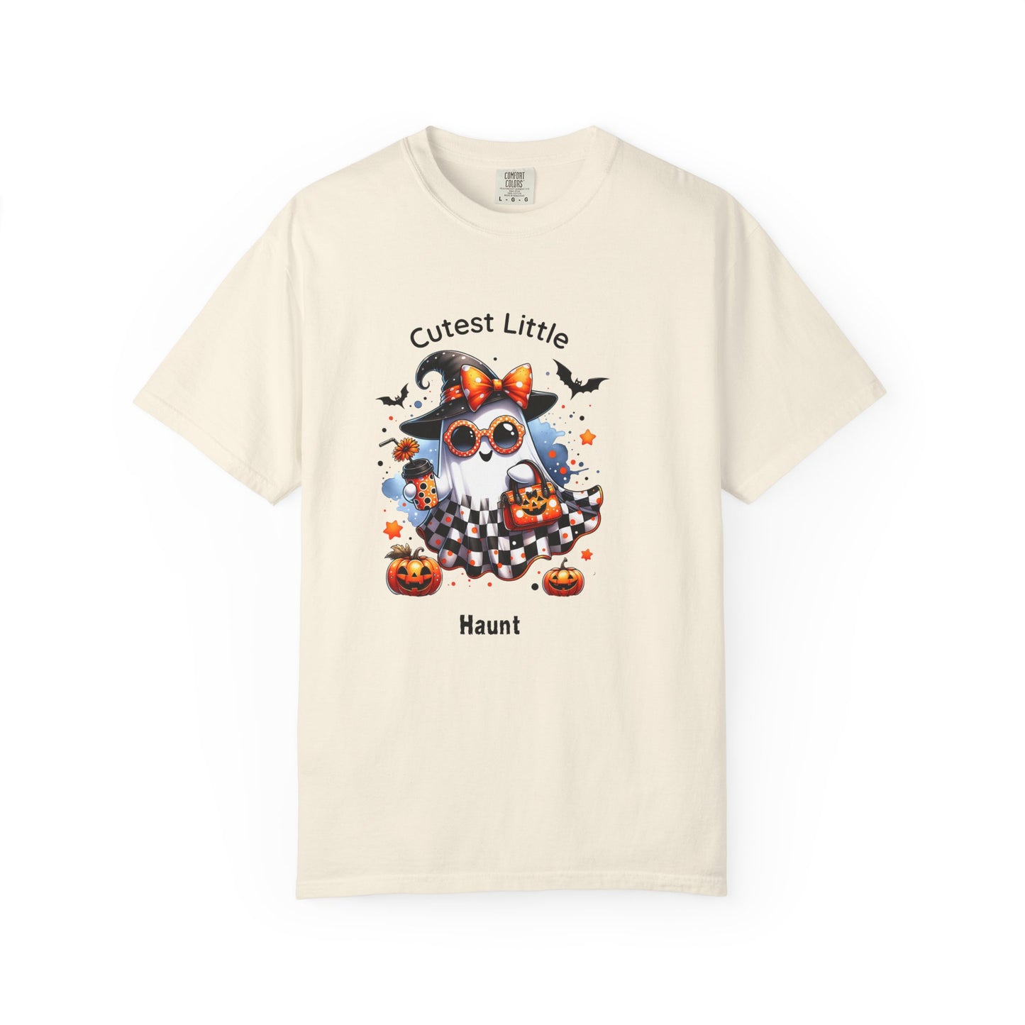 Cutest Little Haunt – Cute Halloween Shirt for Girls | Toddler & Kids Ghost Tee
