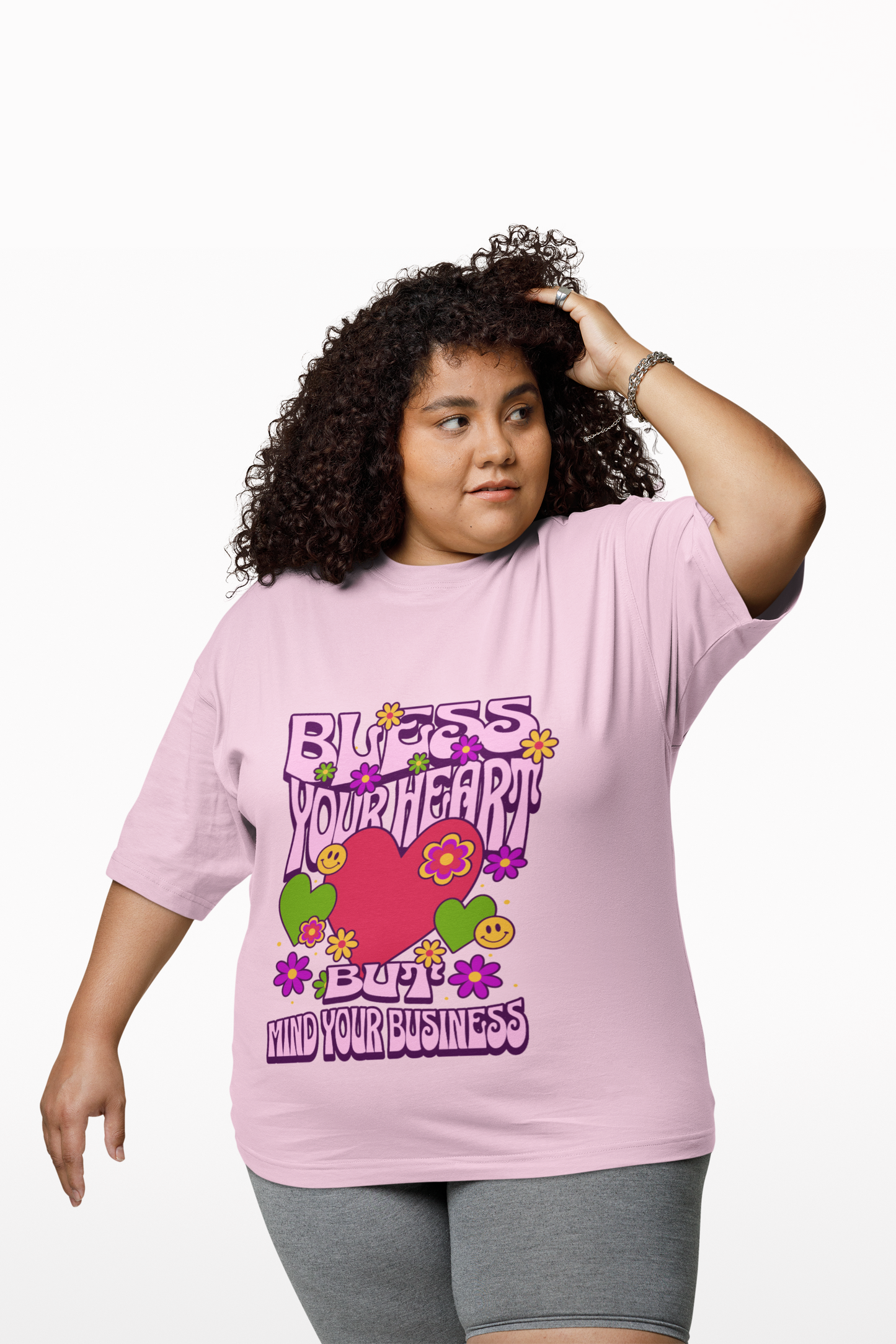 Playful Heart T-Shirt for Positive Vibes, Gifts for Friends, Casual Wear, Self-Care reminders, Summer Festivals