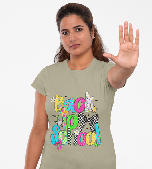 Back to School ~ Colorful Back to School Unisex T-shirt, Fun T-Shirt for Students, School Outfit, Gift for Kids, Fall Fashion, Graphic Tee