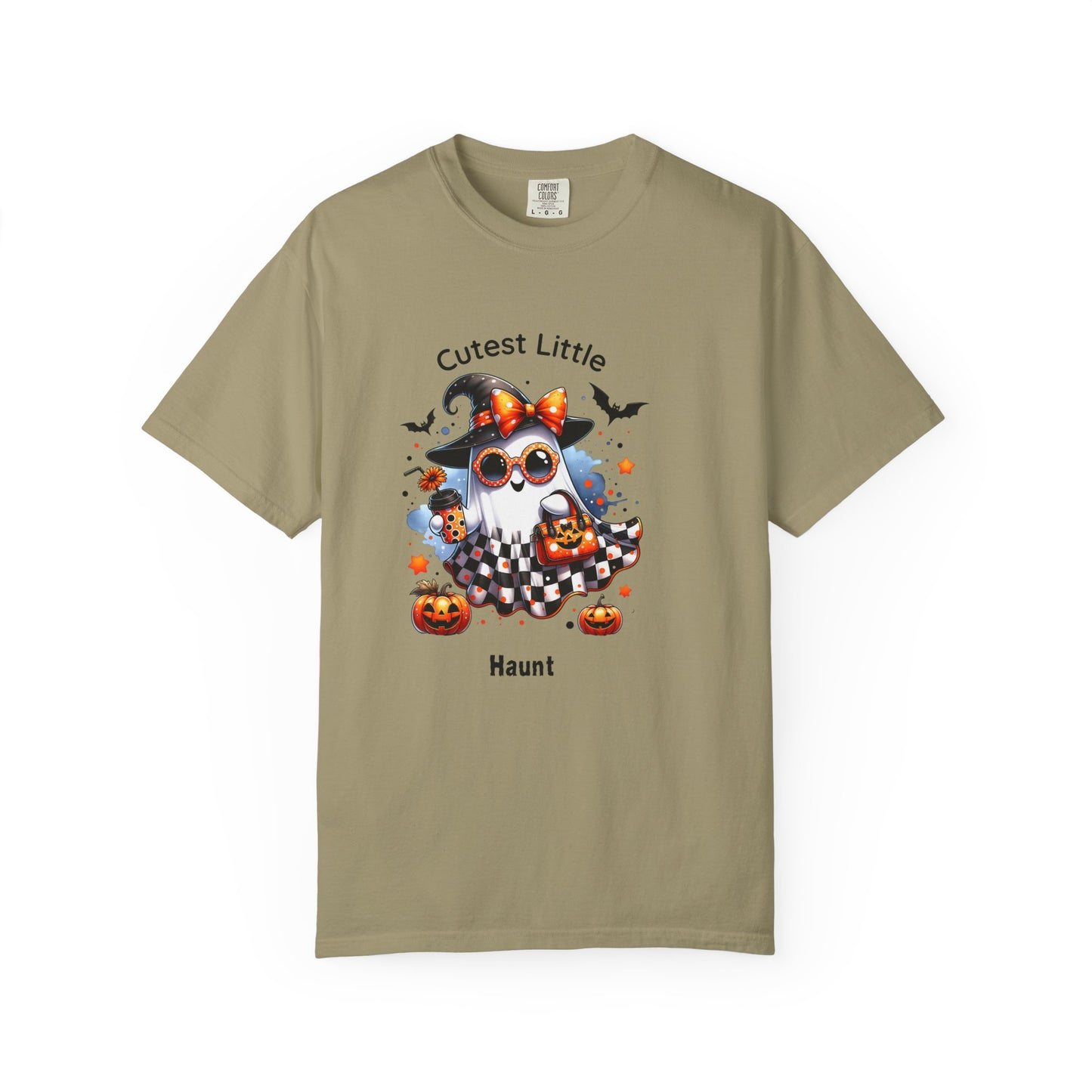 Cutest Little Haunt – Cute Halloween Shirt for Girls | Toddler & Kids Ghost Tee