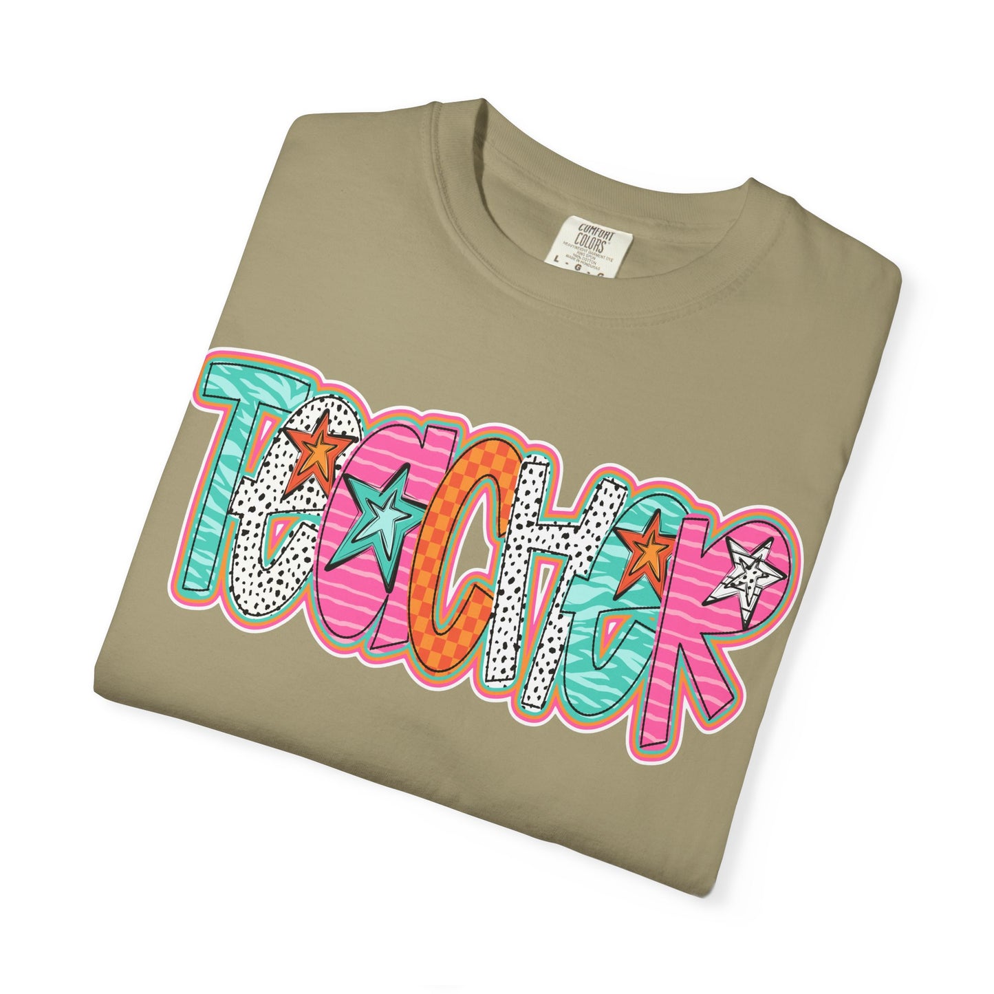 Doodle Stars Teacher T-shirt