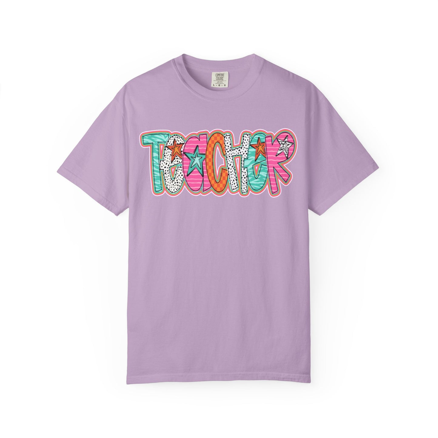 Doodle Stars Teacher T-shirt