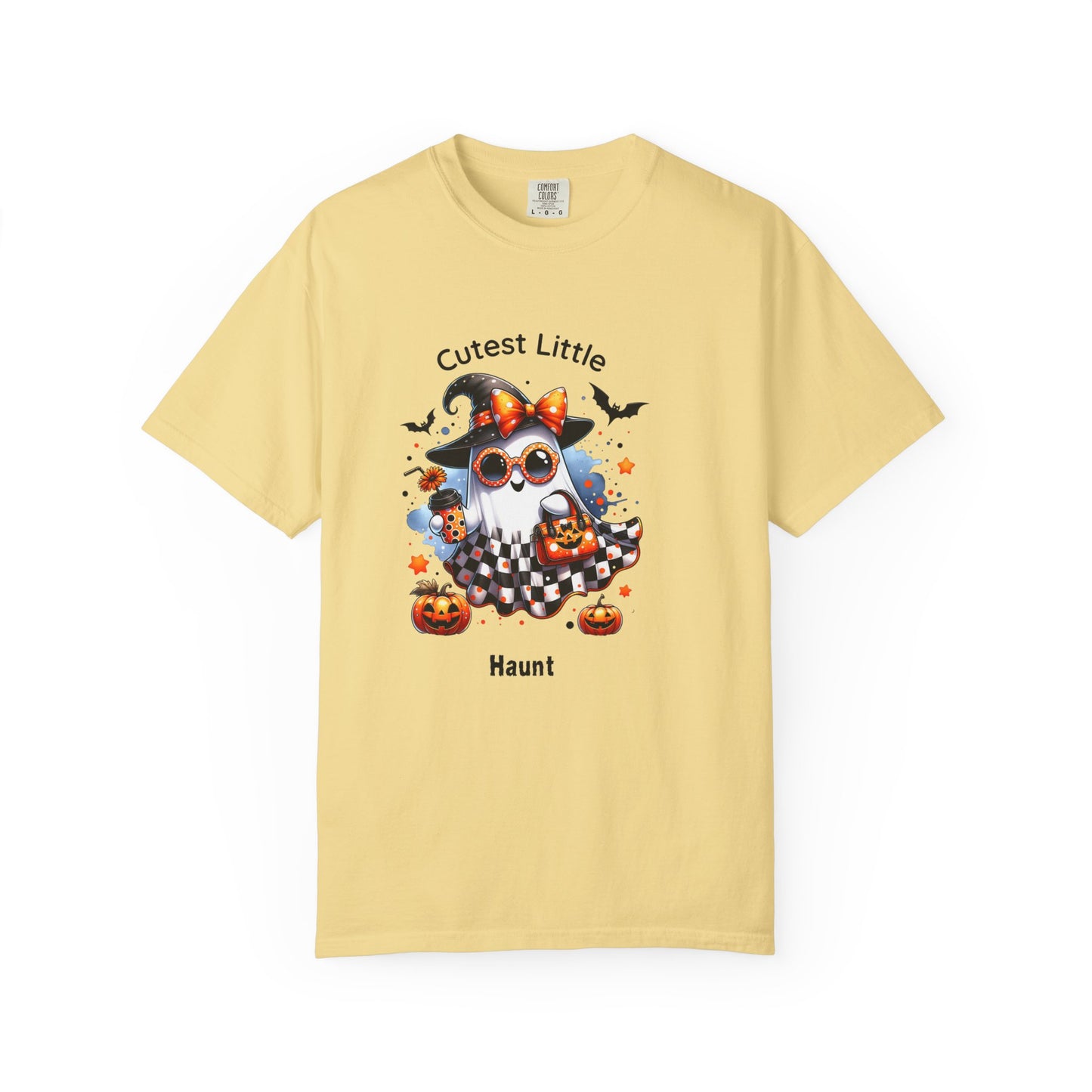Cutest Little Haunt – Cute Halloween Shirt for Girls | Toddler & Kids Ghost Tee