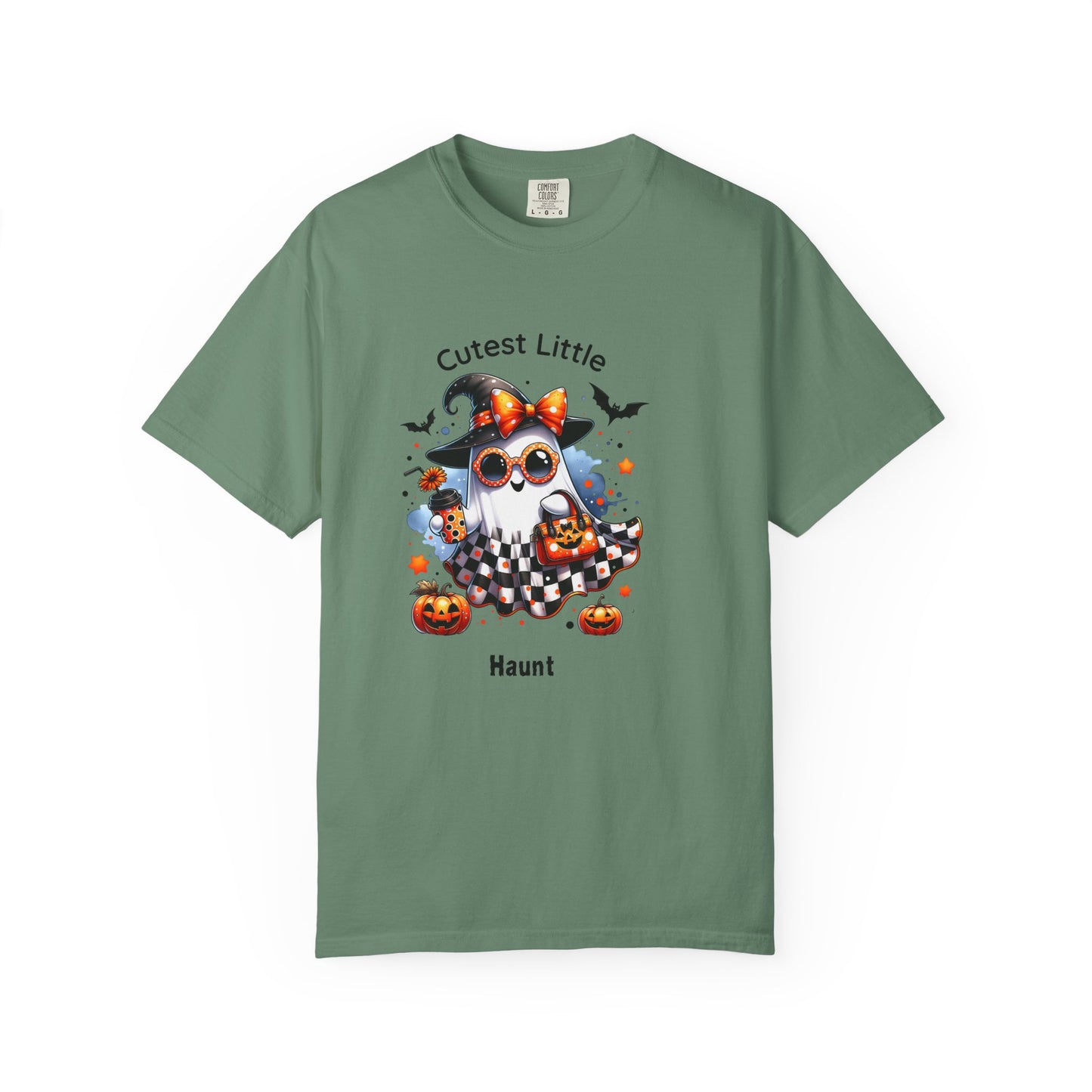 Cutest Little Haunt – Cute Halloween Shirt for Girls | Toddler & Kids Ghost Tee