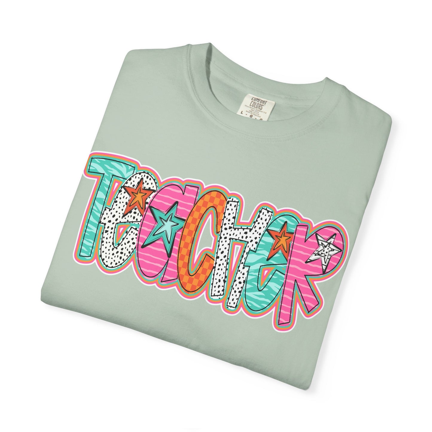 Doodle Stars Teacher T-shirt