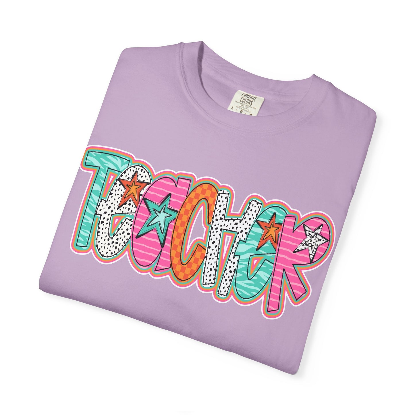 Doodle Stars Teacher T-shirt